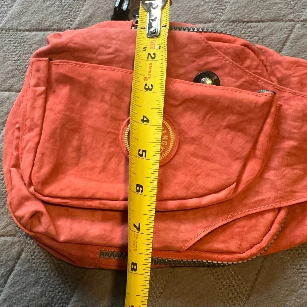 Shengxilu Sling Bag Unisex OS Orange Pre-owned Nylon Crossbody Bag